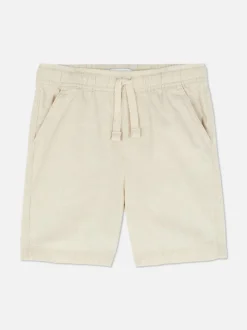 Krótkie chinosy ściągane sznurkiem