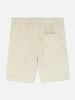 Krótkie chinosy ściągane sznurkiem