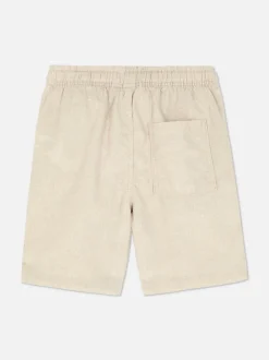 Krótkie chinosy ściągane sznurkiem