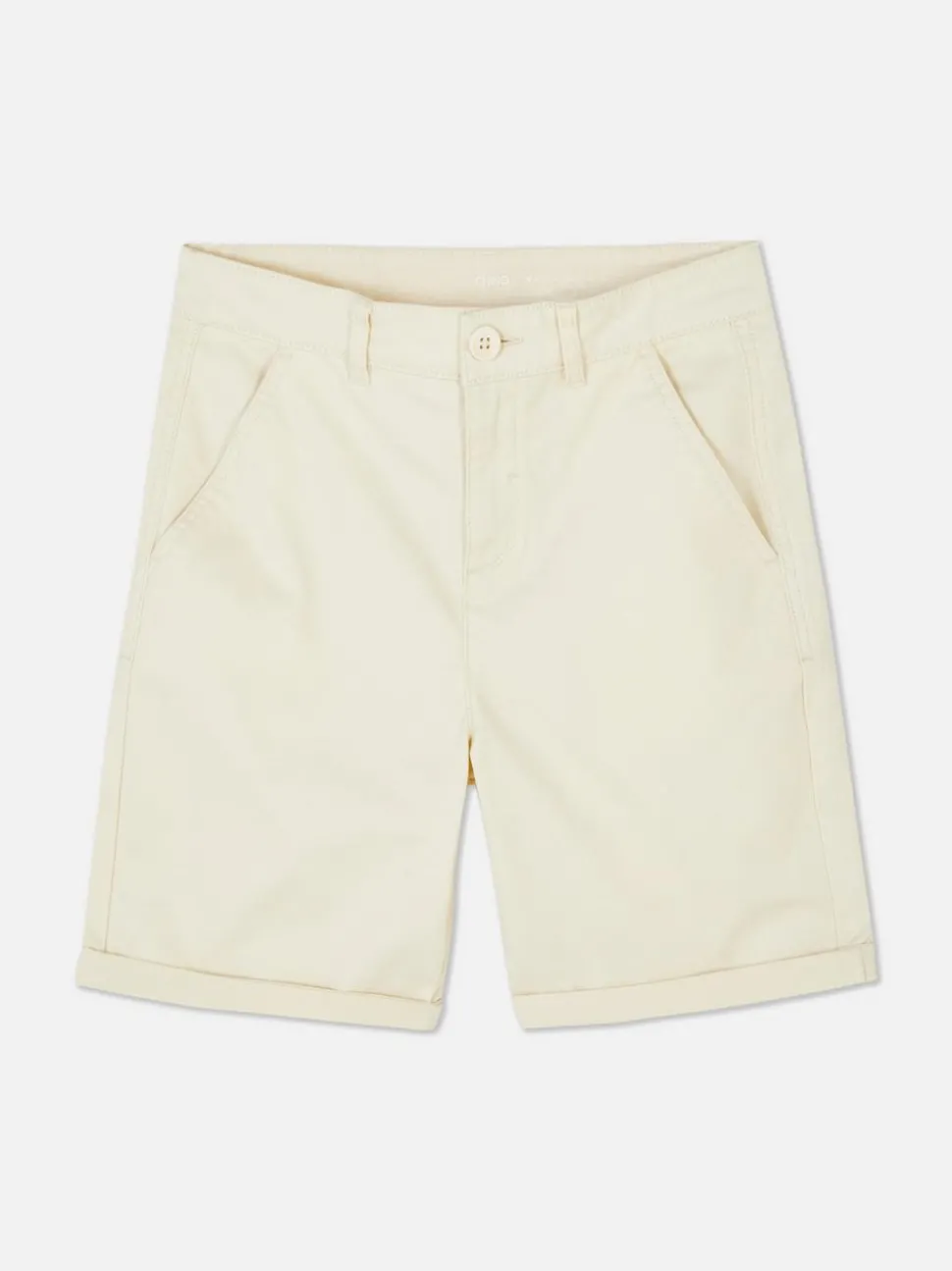 Krótkie chinosy z wywiniętą nogawką