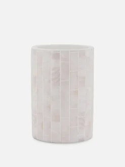 Kubek łazienkowy z perłowym wzorem