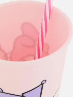 Kubek niekapek ze słomką i motywem Hello Kitty