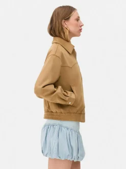 Kurtka bomberka ze sztucznego zamszu Rita Ora