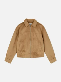 Kurtka bomberka ze sztucznego zamszu Rita Ora