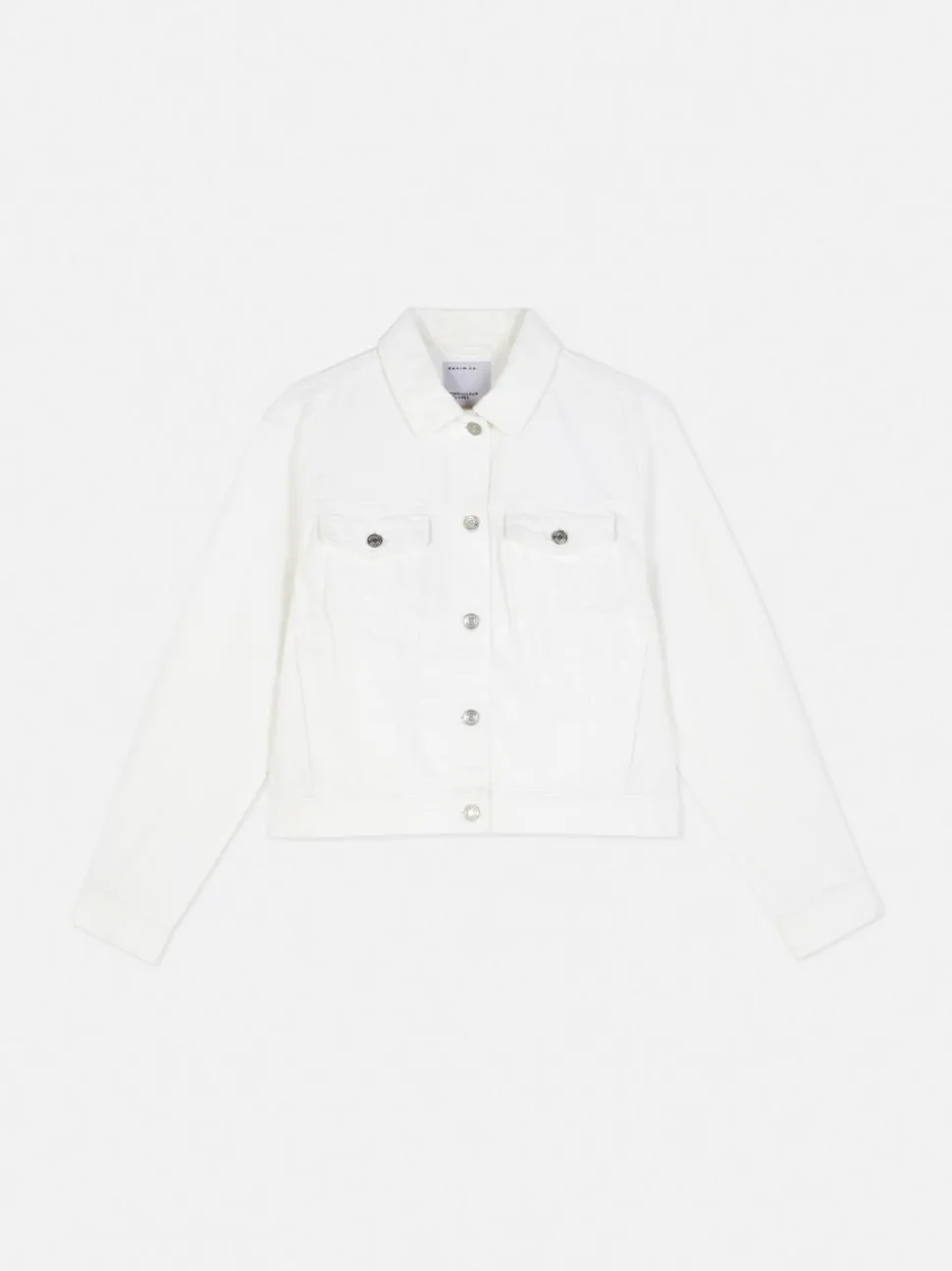 Kurtka jeansowa z efektem znoszenia