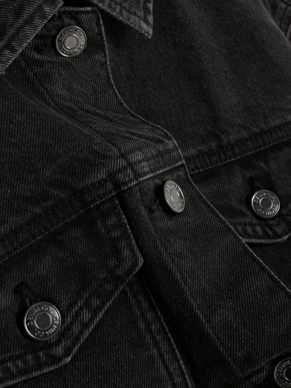 Kurtka jeansowa z efektem znoszenia