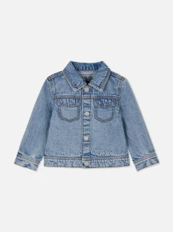 Kurtka jeansowa z zapięciem na zatrzaski