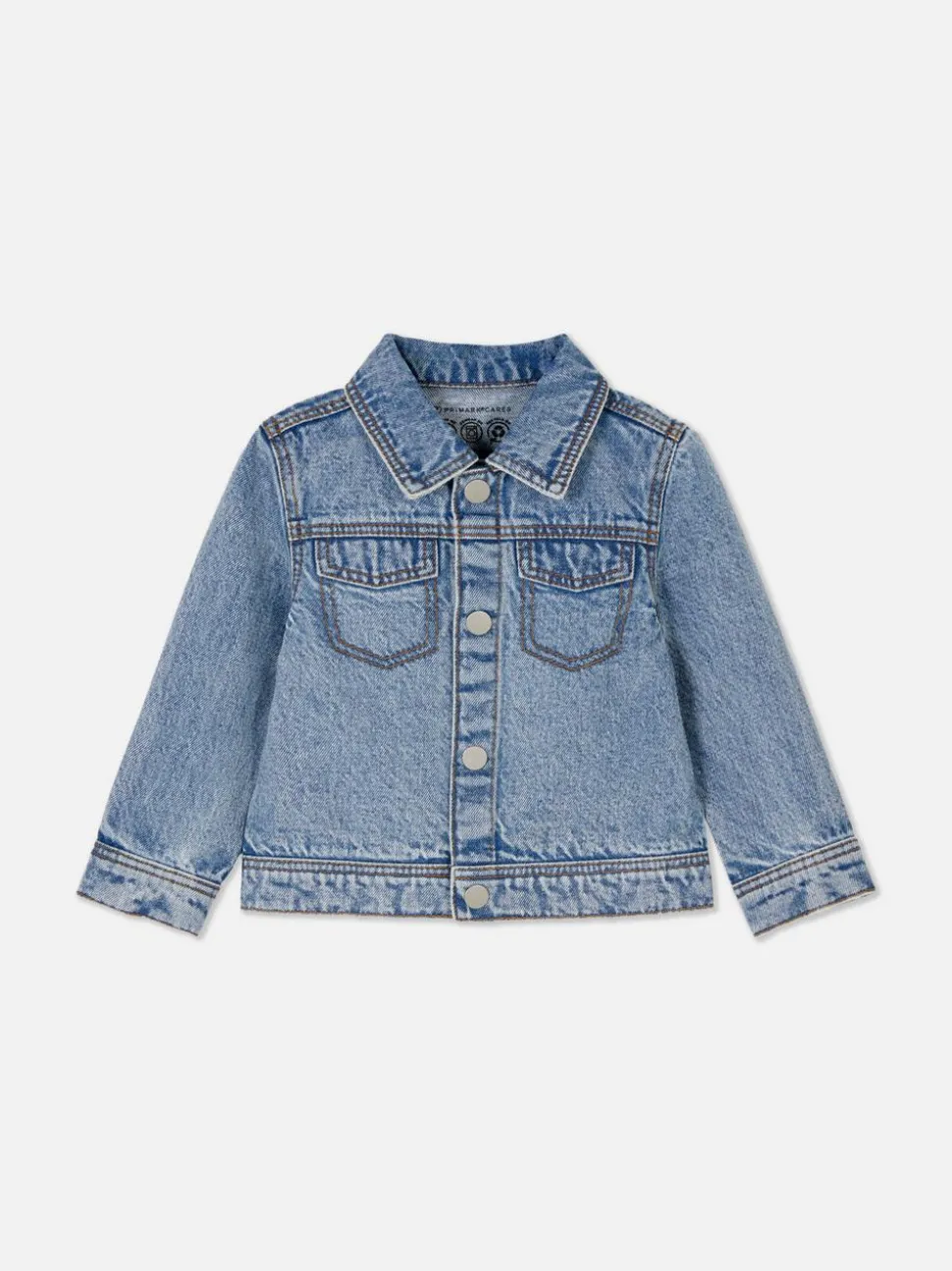 Kurtka jeansowa z zapięciem na zatrzaski
