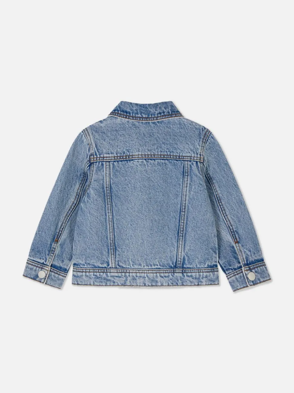 Kurtka jeansowa z zapięciem na zatrzaski