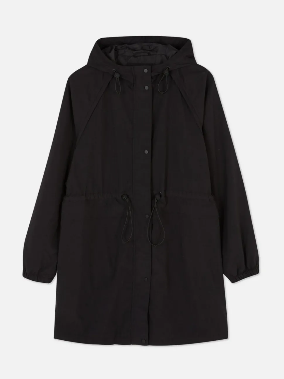 Kurtka przeciwdeszczowa z kapturem z tkaniny ripstop