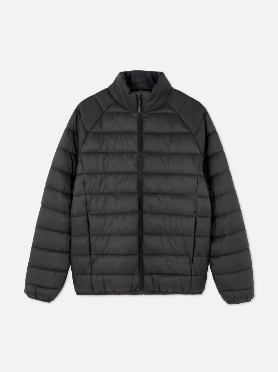 Kurtka puchowa z kołnierzem kominowym