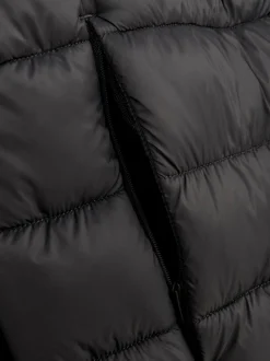 Kurtka puchowa z kołnierzem kominowym