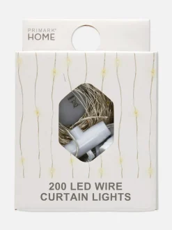 Kurtyna świetlna, 200 lampek LED