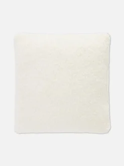 Kwadratowa poduszka z tkaniny pętelkowej