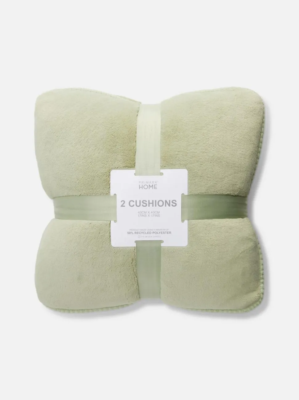 Kwadratowe poduszki ze ściegiem na okrętkę, 2 szt.