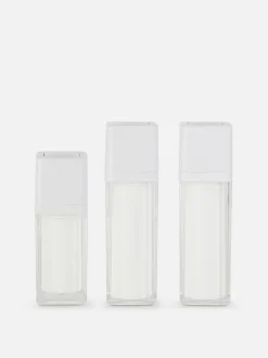 Kwadratowe pojemniki podróżne, 3 szt.