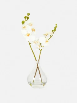 Kwiatowa kompozycja ze sztucznych orchidei