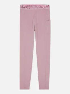 Legginsy sportowe z logo Kappa x Primark