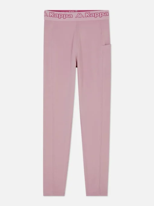 Legginsy sportowe z logo Kappa x Primark