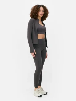 Legginsy treningowe z wysokim stanem