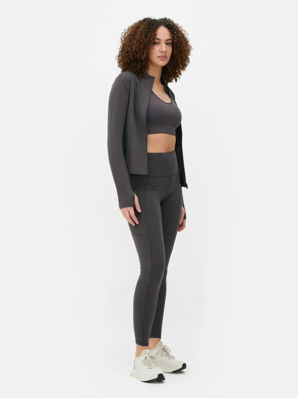 Legginsy treningowe z wysokim stanem