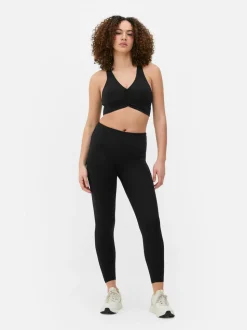 Legginsy treningowe z wysokim stanem