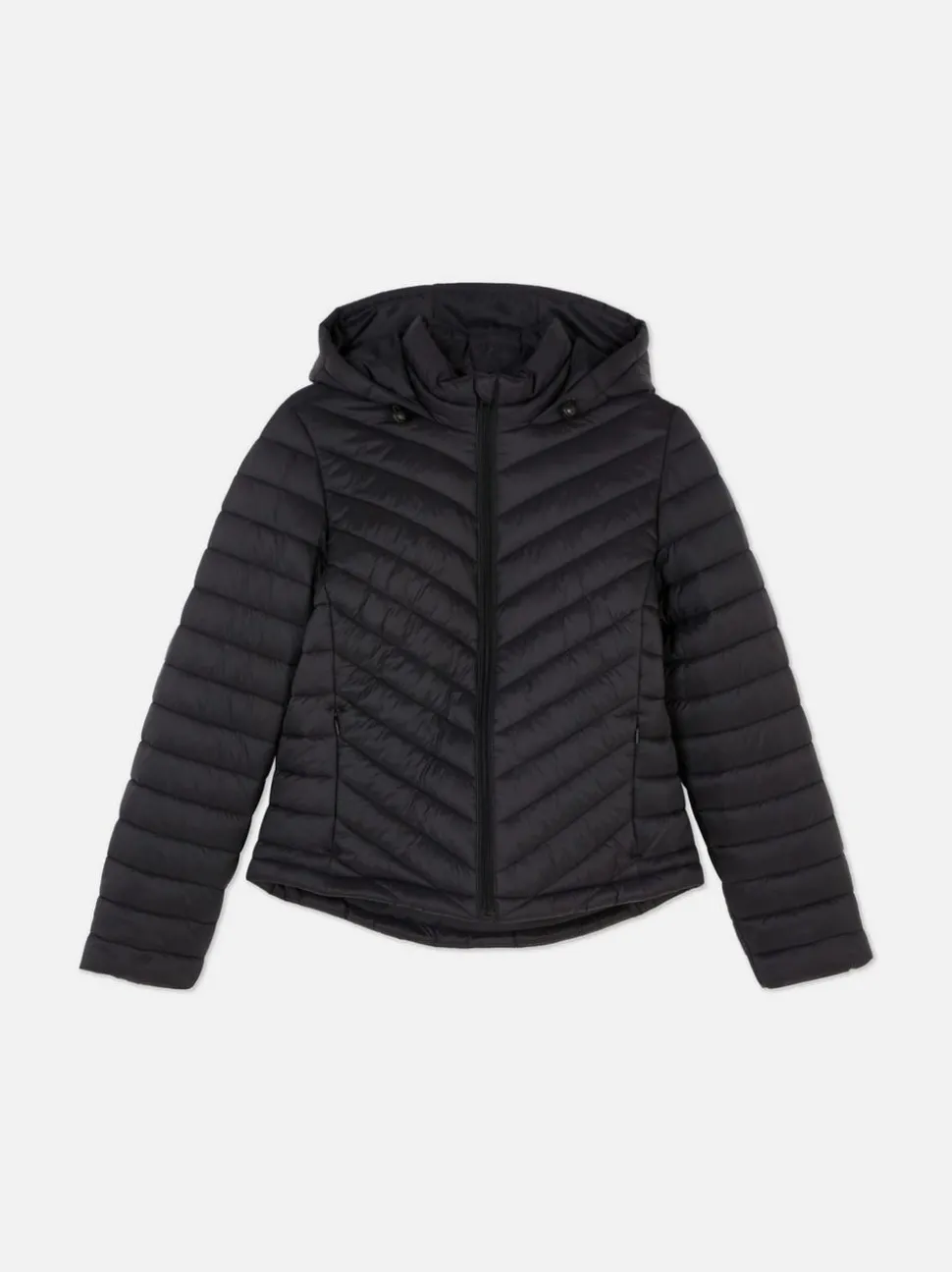 Lekka kurtka puchowa z kapturem