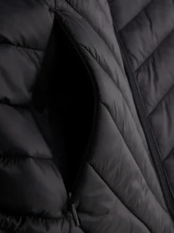 Lekka kurtka puchowa z kapturem