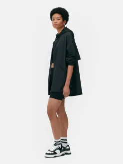 Lekka przeciwdeszczowa parka z kapturem