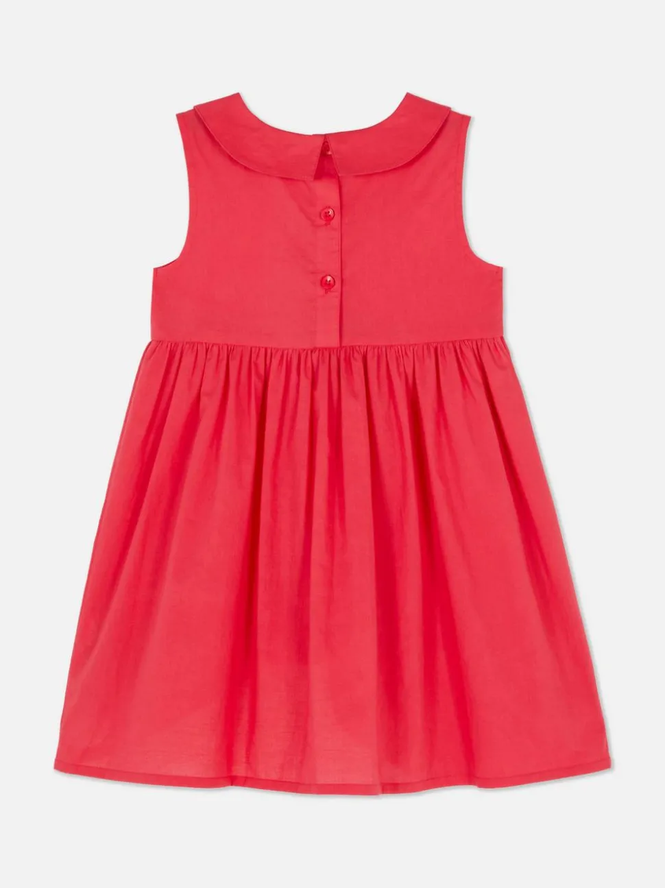 Letnia sukienka bez rękawów z kołnierzykiem