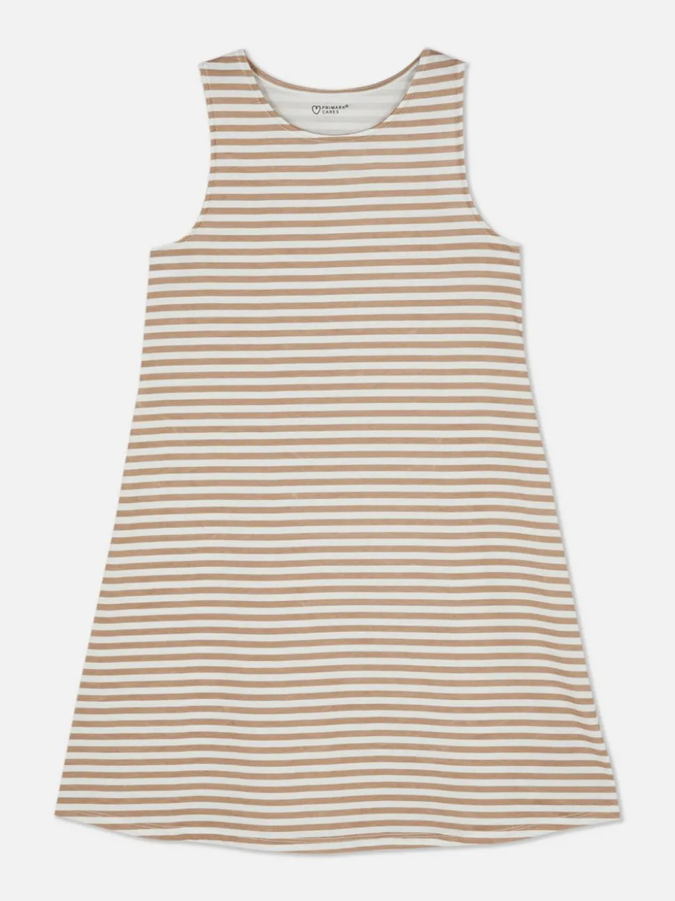 Letnia sukienka w paski bez rękawów