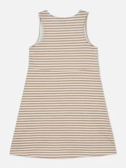 Letnia sukienka w paski bez rękawów