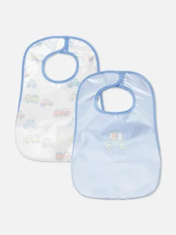 Śliniaki dla noworodków z samochodzikami, 2 szt.
