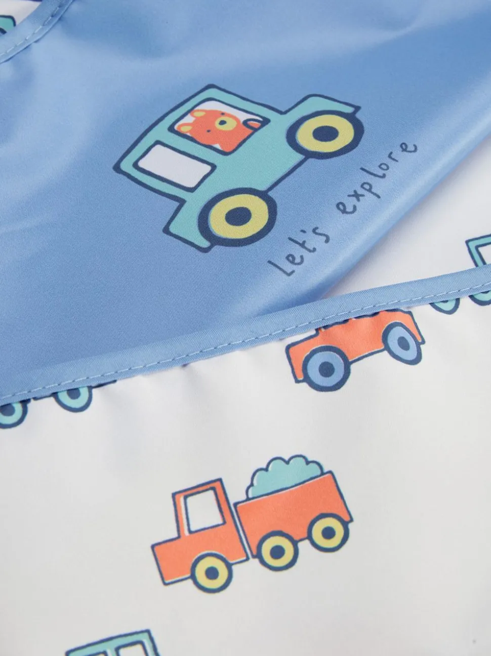 Śliniaki dla noworodków z samochodzikami, 2 szt.