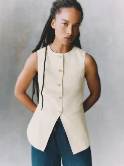 Lniana kamizelka The Edit