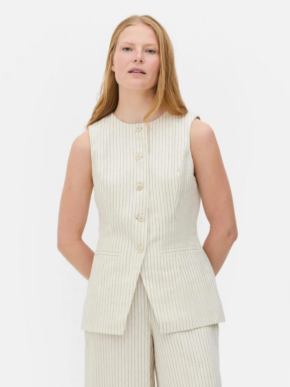 Lniana kamizelka The Edit