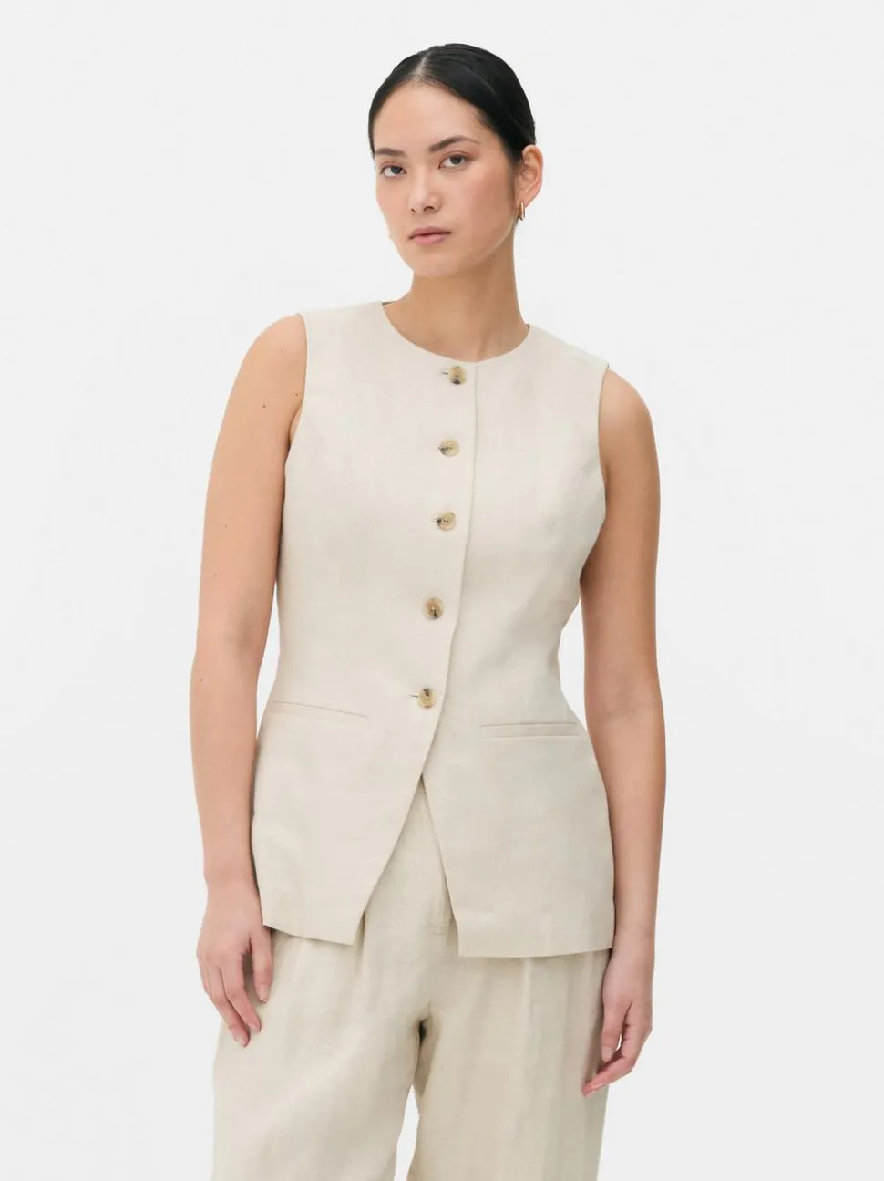 Lniana kamizelka The Edit