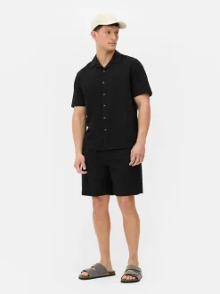 Lniany T-shirt z krótkim rękawem, część zestawu