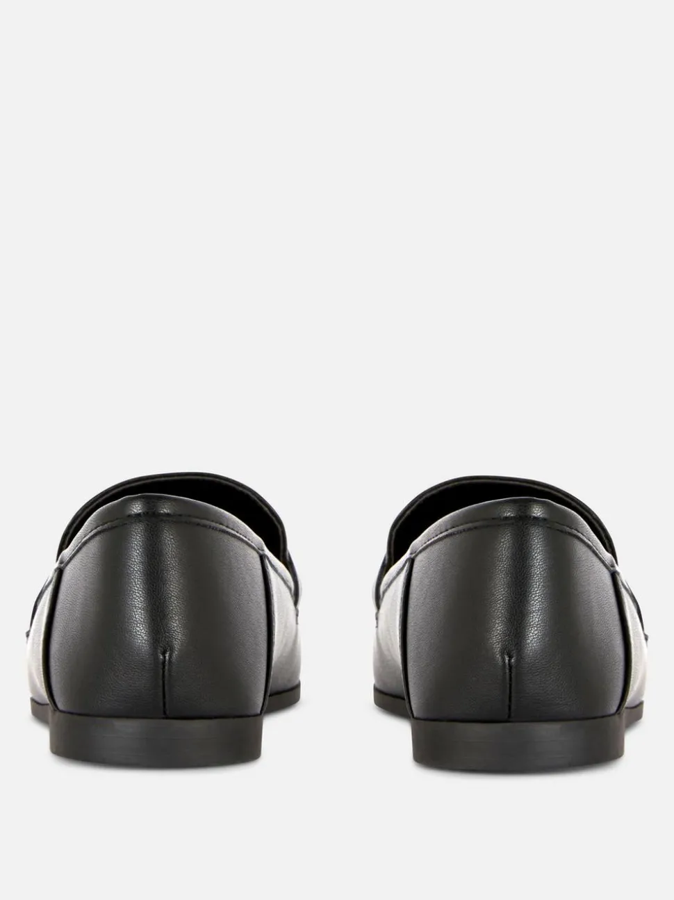 Loafersy ze sztucznej skóry z klamrą