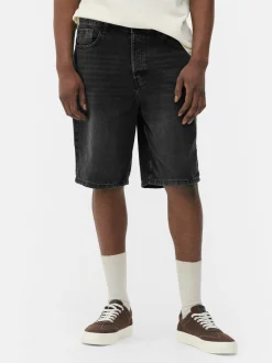 Luźne spodenki jeansowe