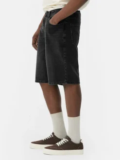 Luźne spodenki jeansowe