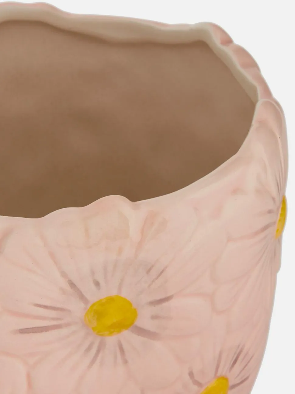 Mała doniczka w kwiecisty wzór