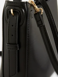 Mała torba shopper typu bucket z paskiem