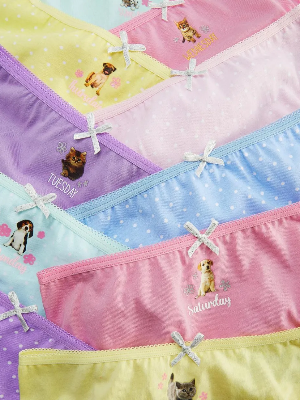 Majtki z motywem psów, 10 par