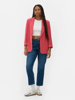 Marynarka o prostym kroju oversize