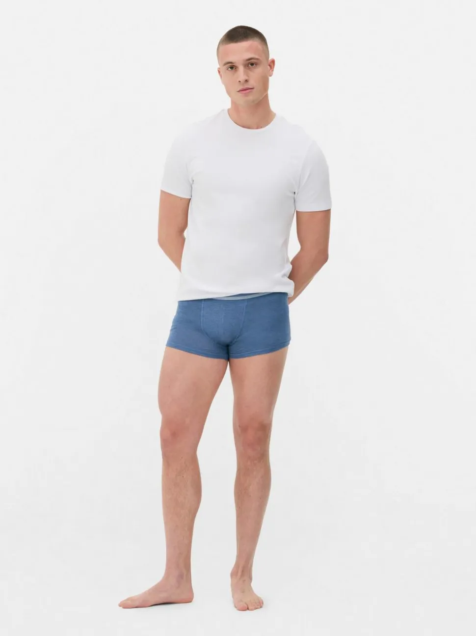 Melanżowe bokserki biodrówki, 3 pary