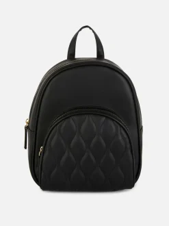 Mini plecak ze sztucznej skóry