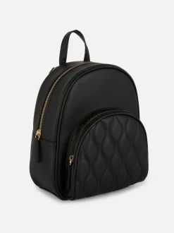 Mini plecak ze sztucznej skóry