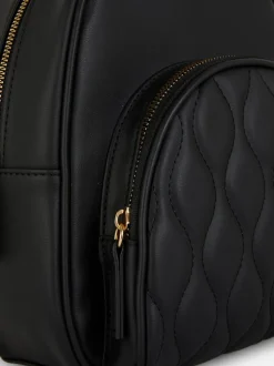 Mini plecak ze sztucznej skóry