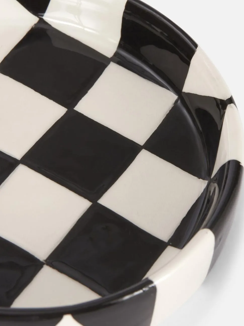 Miseczka w kratę na drobiazgi